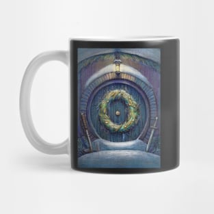 Tolkien Fantasy Christmas Card Mug